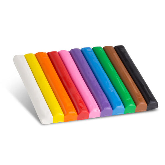 Primo Plasticine Box of 10 Assorted (18gm)