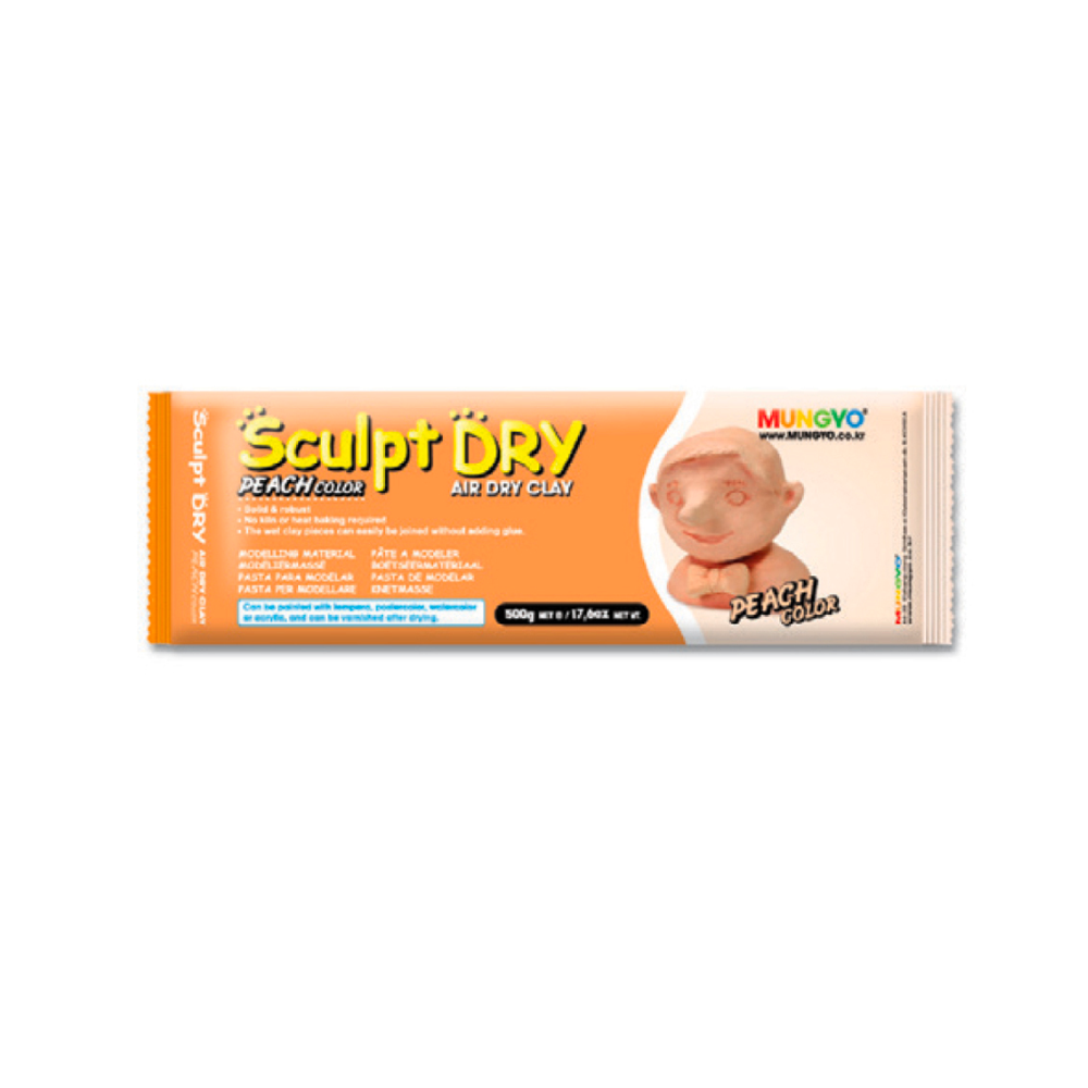 Mungyo Sculpt Dry Clay - Peach 500g