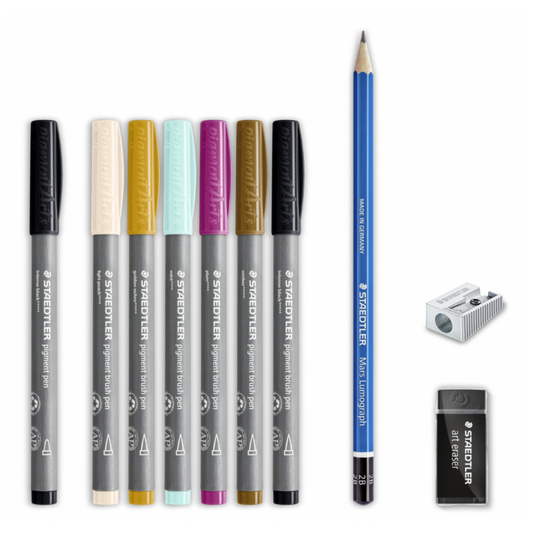 Staedtler Design Journey Line Art & Botanical Art Set – 10 Pieces