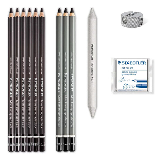 Staedtler Design Journey Charcoal Set – 12 Pieces