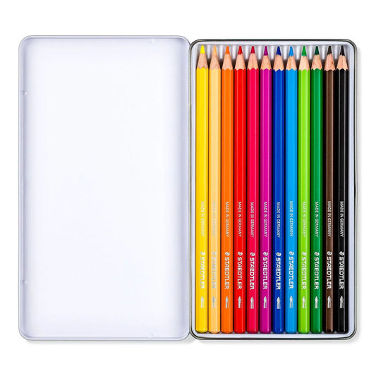 Staedtler Design Journey Watercolour Pencil Set – Tin of 12