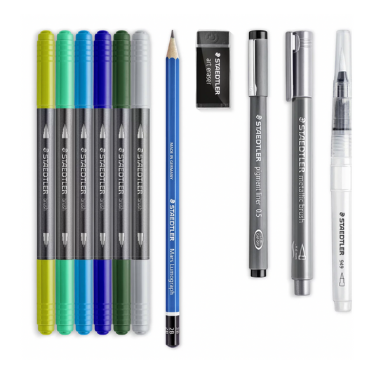 Staedtler Design Journey Hand Lettering & Watercolour Set 11