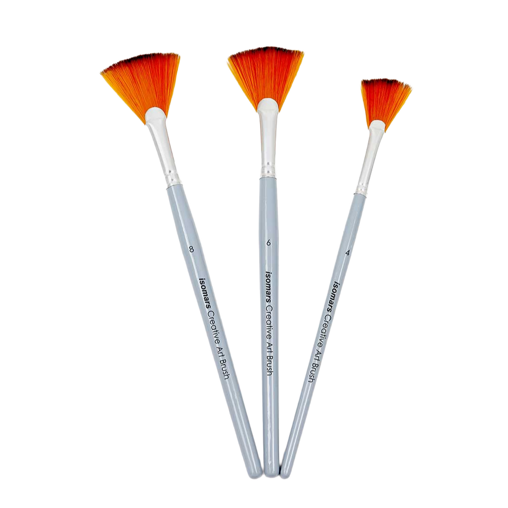 Isomars Creative Fan Brush Set of 3