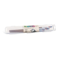 Primo Watercolour Brush Set of 5 in Plastic Case (Round)