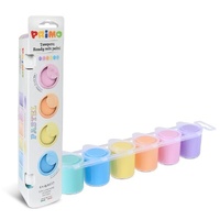 Primo Strip 6 Pots Pastel Poster Paint 25ml