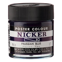 Nicker Poster Colour - 40ml (Prussian Blue)