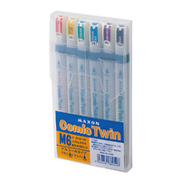Maxon Comic Twin M6 Assorted Colours (Set of 6)