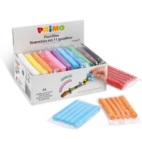 Primo Plasticine 11 x 55gm Bars - Assorted Colours