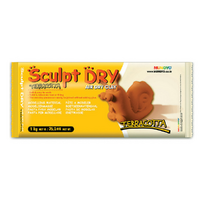 Mungyo Sculpt Dry Clay - Terracotta 1kg