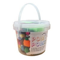 Pom Poms - Assorted Bucket