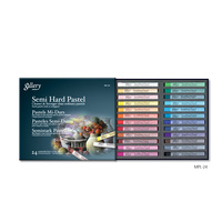 Mungyo Gallery Artist Semi Hard Pastel Set 24 ASSORT                                                        