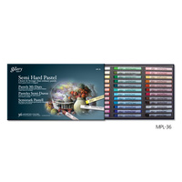 Mungyo Gallery Artist Semi Hard Pastel Set 36 ASSORT                                                        