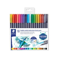 Staedtler Design Journey Watercolour Brush Pen Set – 18 Colours