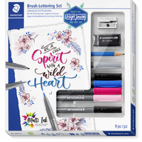 Staedtler Design Journey Brush Lettering Set – 9 Pieces