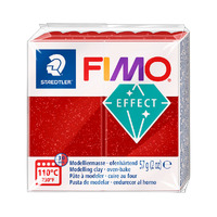 Fimo Effect Modelling Clay Glitter Red (57g)