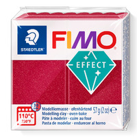 Fimo Effect Modelling Clay Metallic Ruby Red (57g)