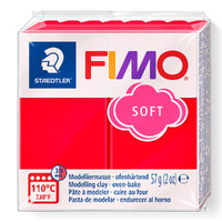 Fimo Soft Oven Bake Modelling Clay  Indian Red (57g)