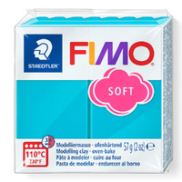 Fimo Soft Oven Bake Modelling Clay Peppermint (57g)