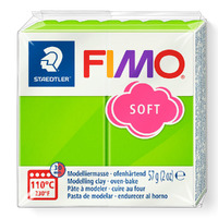 Fimo Soft Oven Bake Modelling Clay Apple Green (57g)