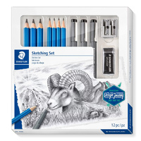 Staedtler Design Journey Lumograph Sketching Set – 12 Pieces