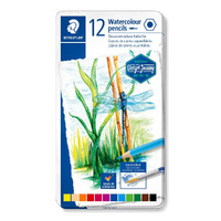 Staedtler Design Journey Watercolour Pencil Set – Tin of 12