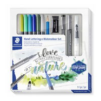 Staedtler Design Journey Hand Lettering & Watercolour Set 11