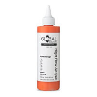 Global Colours High Flow Acrylic (250ml) - Burnt Orange