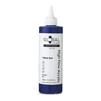 Global Colours High Flow Acrylic (250ml) - Phthalo Blue                                                        