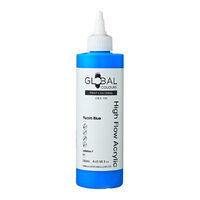 Global Colours High Flow Acrylic (250ml) - Fluoro Blue