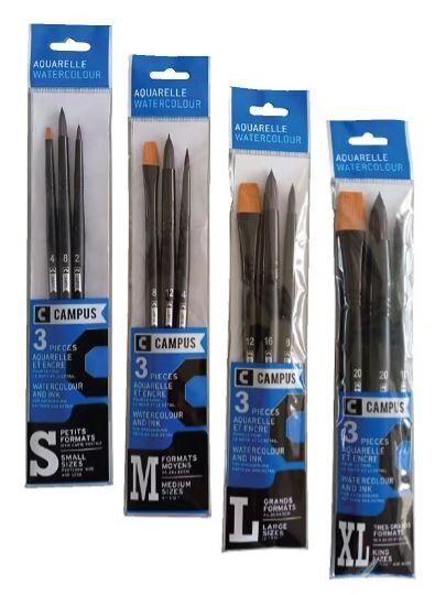 Campus Watercolour Brush Set (Extra Large)
