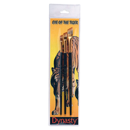 Eye of The Tiger Brush Set of 6 - Angle