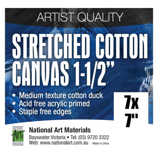 NAM Streched Cotton Canvas 7x7"