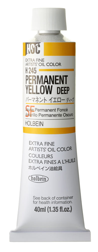 Holbein Artists Oil Paint 40ml - Perm Yellow H245