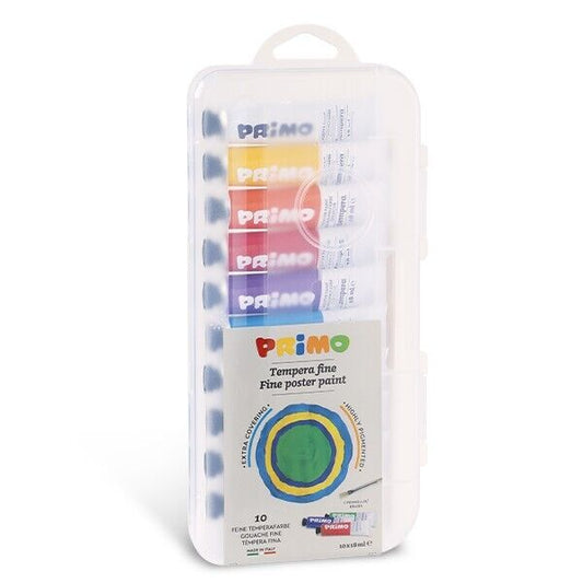 Primo Poster Paint Set (10x18ml In Polyprop Box)