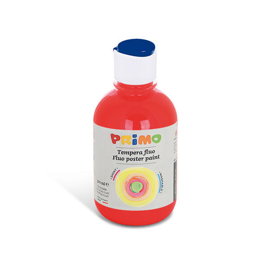 Primo Poster Paint 300ml - Fluoro Vermillian