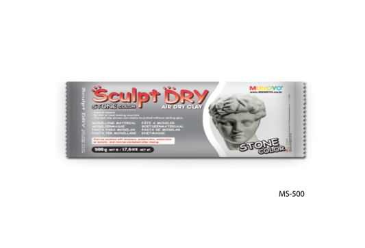 Mungyo Sculpt Dry Clay - Stone 500g