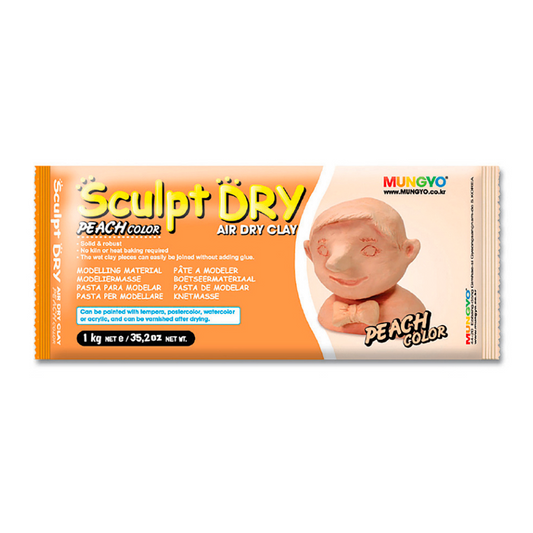Mungyo Sculpt Dry Clay - Peach 1KG