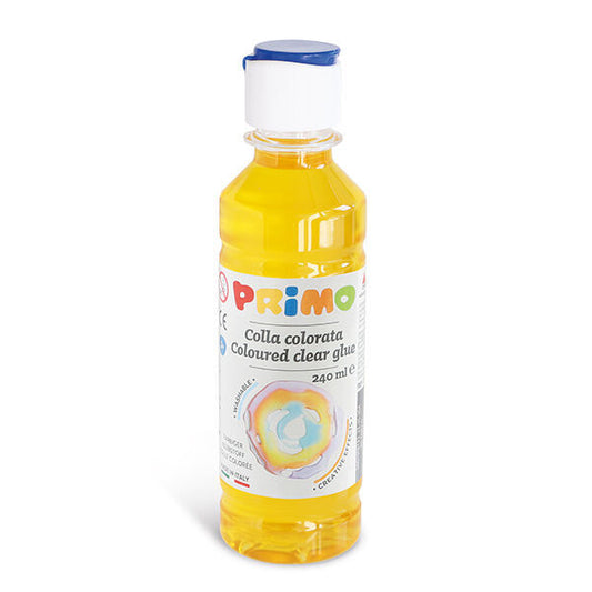 Primo 240ml Coloured Glue  - Primary Yellow #201