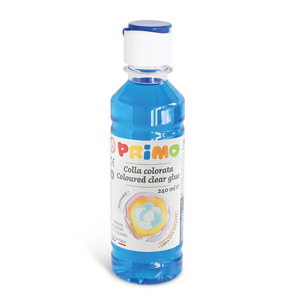 Primo 240ml Coloured Glue  - Cyan #501