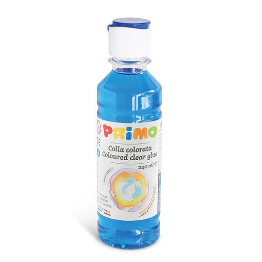 Primo 240ml Coloured Glue  - Cyan #501