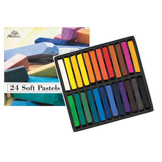 Phoenix Soft Pastel Set 24 Assorted Colours