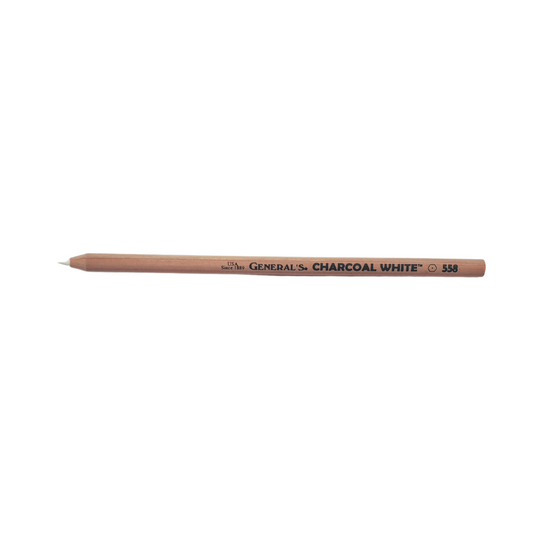 Generals Charcoal White Pencil (558)