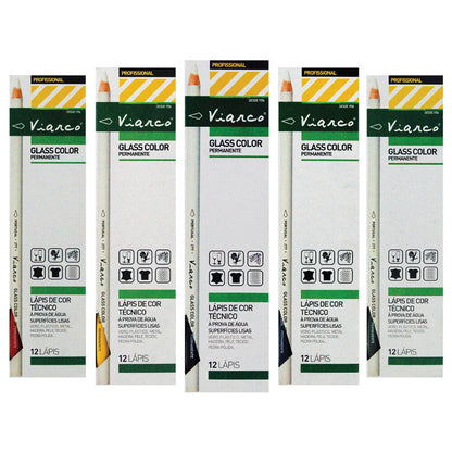 Viarco Glass Pencil - #277 Box of 12 Yellow