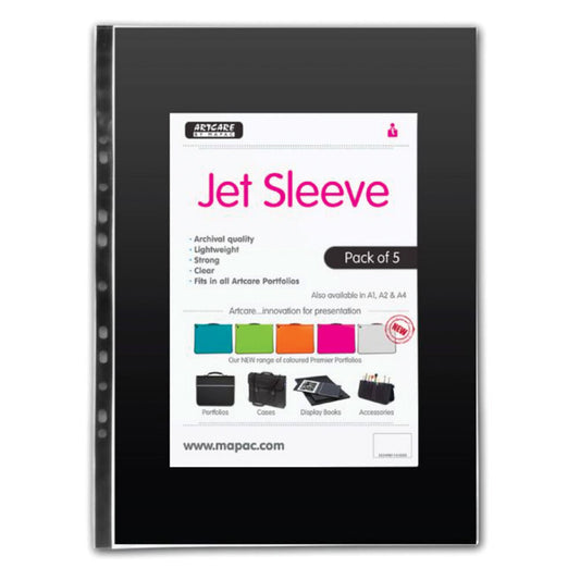 Jet Sleeves (A4) 80 Micron, Pack of 5
