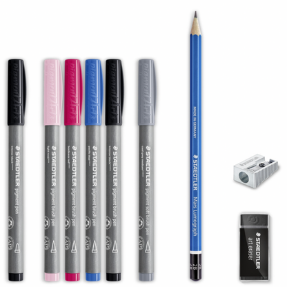 Staedtler Design Journey Brush Lettering Set – 9 Pieces
