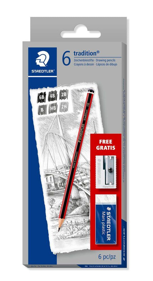 Staedtler Tradition Pencil Set - 6 Pencils