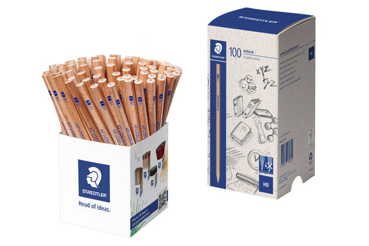Staedtler Natural Graphite Pencil HB – Pack of 100