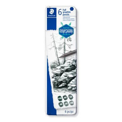 Staedtler Design Journey Full Graphite Pencils – Set of 6