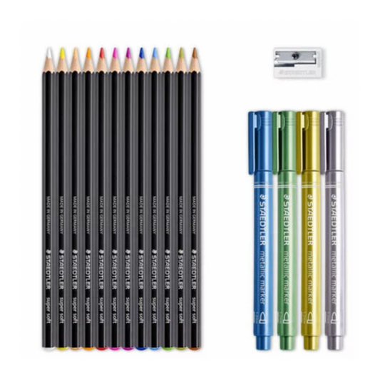 Staedtler Design Journey Black & White Set – 17 Pieces