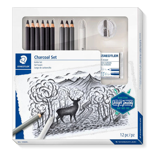 Staedtler Design Journey Charcoal Set – 12 Pieces